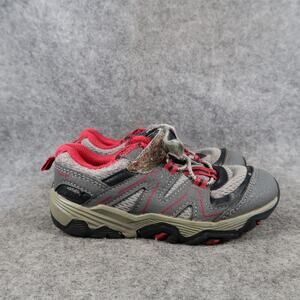 Merrell Shoes Kids Toddler 9 Athletic Trainers Outdoor Active Strap Leather Grey
